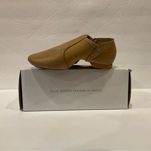 Weissman Leather Slip-on Jazz Shoes - Caramel 1YM